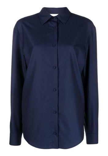 ARMARIUM long-sleeve wool shirt - Blu