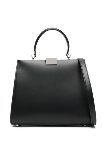 ARMARIUM logo-plaque leather tote bag - Nero