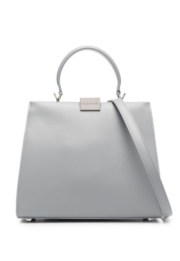 ARMARIUM logo-engraved leather tote bag - Grigio