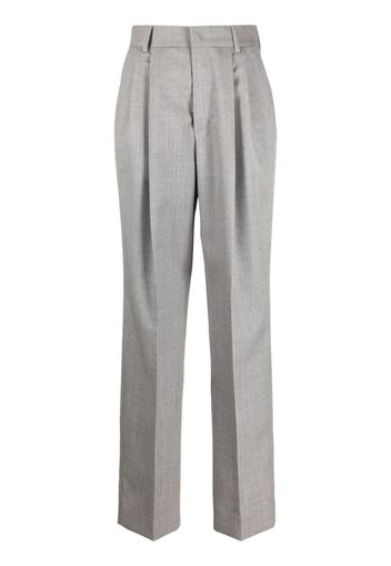 ARMARIUM high-waist straight-leg trousers - Grigio