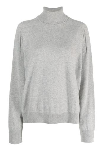 ARMARIUM mélange-effect roll-neck jumper - Grigio