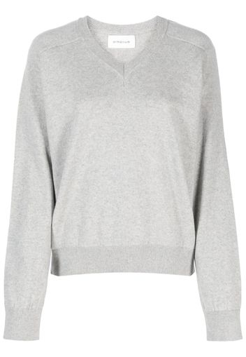 ARMARIUM V-neck recycled cashmere jumper - Grigio