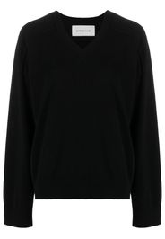 ARMARIUM V-neck knitted jumper - Nero