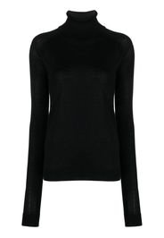 ARMARIUM roll-neck fine-knit jumper - Nero