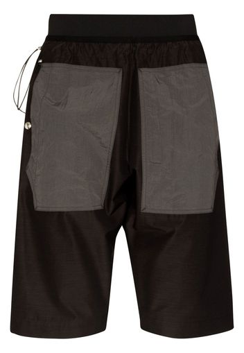 Arnar Mar Jonsson Shorts Hraun con inserto a contrasto - Nero