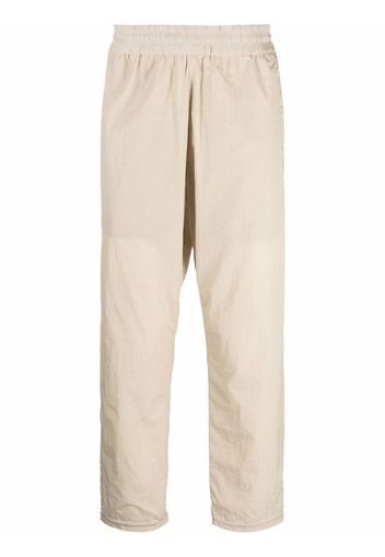 Arnar Mar Jonsson straight-leg cropped track pants - Toni neutri