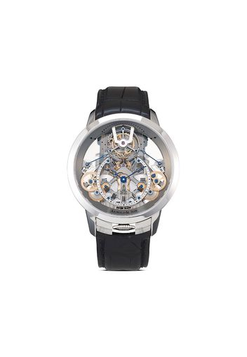 Arnold & Son 2019 pre-owned Time Pyramid Tourbillon 44.6mm - Bianco