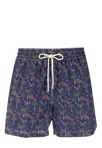 Arrels Barcelona x Louis BarthelemyTarbouch swim shorts - Blu