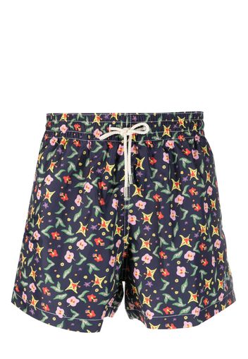 Arrels Barcelona x Razcal Life Gardens swim shorts - Blu