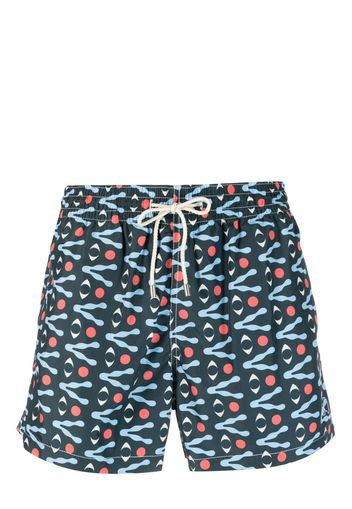 Arrels Barcelona x David Vanadia Eye swim shorts - Blu