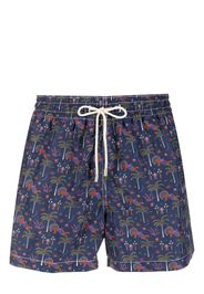 Arrels Barcelona x Louis BarthelemyTarbouch swim shorts - Blu