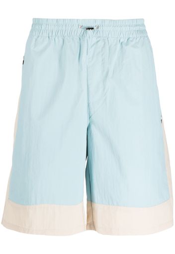 ARTE two-tone drawstring shorts - Blu