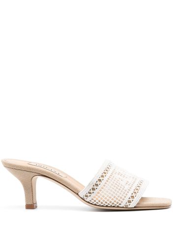 Arteana 60mm embroidered-motif open-toe sandals - Bianco