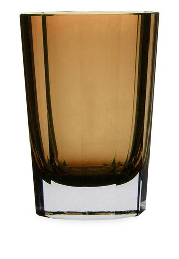 faceted single Old Fashioned glass