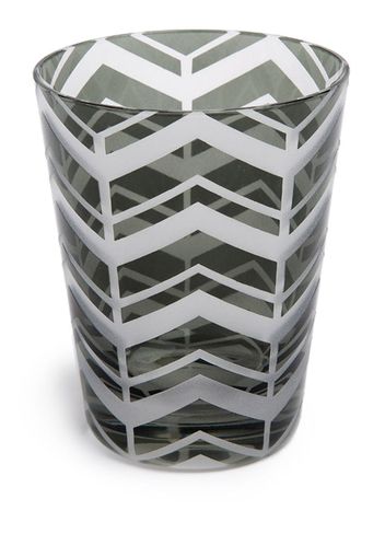 'Graphic' single Old Fashioned glass