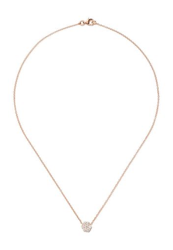 Collana Essentials grande in oro bianco 18kt con diamanti