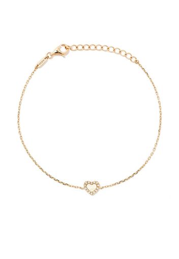 Bracciale Miami Heart in oro rosa 18kt e diamanti