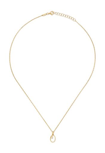 Collana Zero in oro 14kt con diamanti