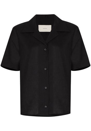 prague short sleeve linen shirt