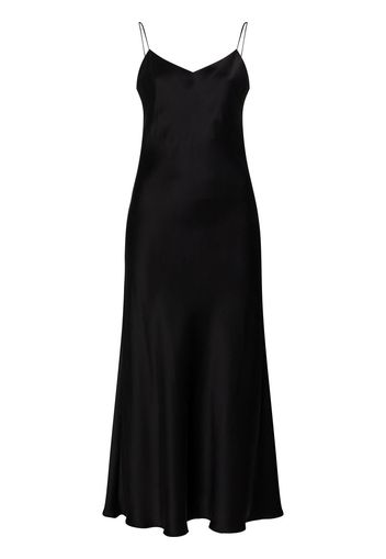 Asceno Lyon maxi slip dress - Nero