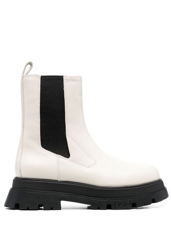 Ash Elite 03 leather ankle boots - Bianco