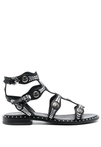 Ash Pacha stud-embellished sandals - Nero