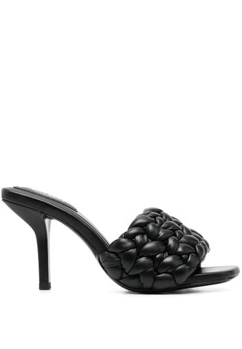 Ash Serena 100mm braided-strap sandals - Nero