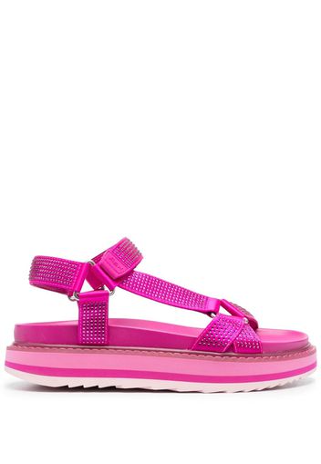 Ash rhinestone flat sandals - Rosa