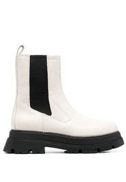 Ash Elite 03 leather ankle boots - Bianco