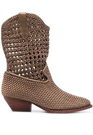 Ash 60mm knitted-style boots - Marrone