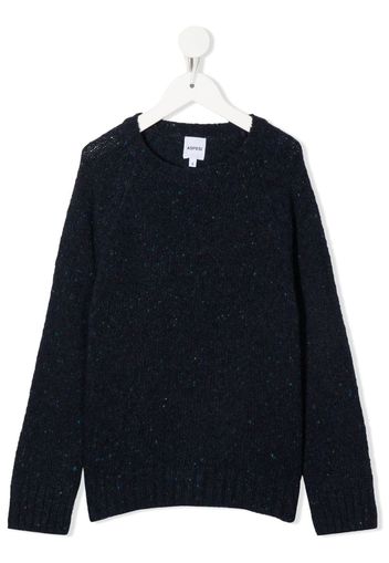 Aspesi Kids long-sleeve knitted jumper - Blu