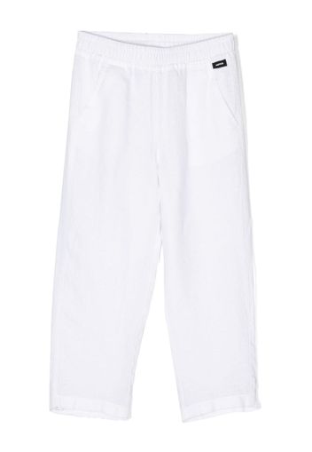 Aspesi Kids elasticated-waistband trousers - Bianco