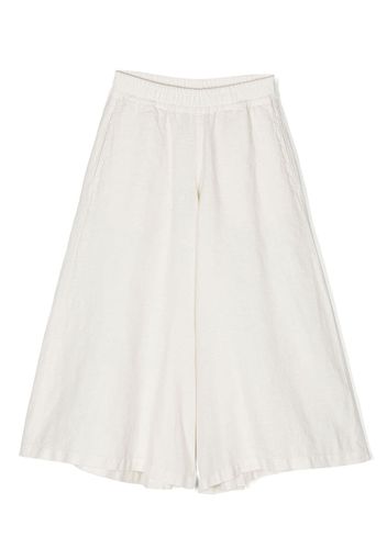 Aspesi Kids wide-leg trousers - Toni neutri