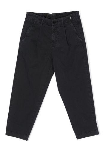 Aspesi Kids slim-cut chino trousers - Blu