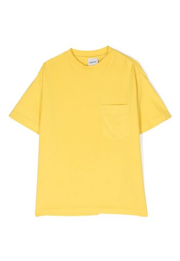 Aspesi Kids patch-pocket short-sleeve T-shirt - Giallo