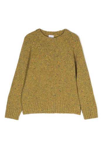 Aspesi Kids crew-neck knitted jumper - Verde