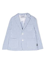 Aspesi Kids striped cotton blazer - Blu