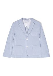 Aspesi Kids striped single-breasted blazer - Blu