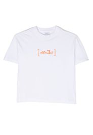 Aspesi Kids logo-print cotton T-shirt - Bianco