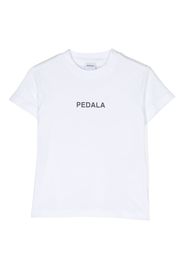 Aspesi Kids logo-print cotton T-Shirt - Bianco