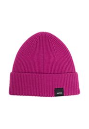 Aspesi Kids ribbed-knit wool beanie - Rosa