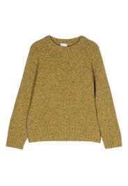 Aspesi Kids crew-neck knitted jumper - Verde