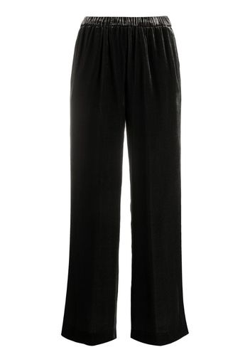 straight-leg elasticated trousers