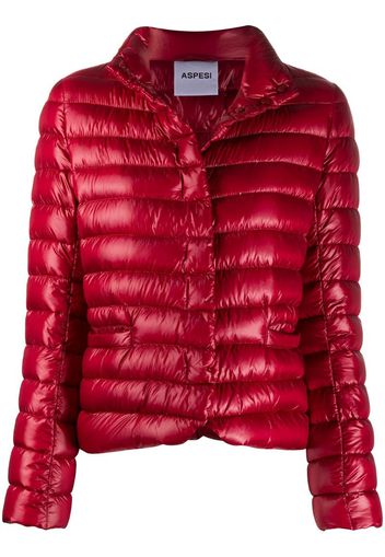 fitted puffer down jacket