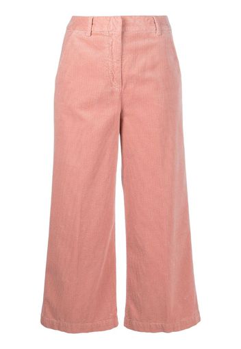 corduroy cropped trousers