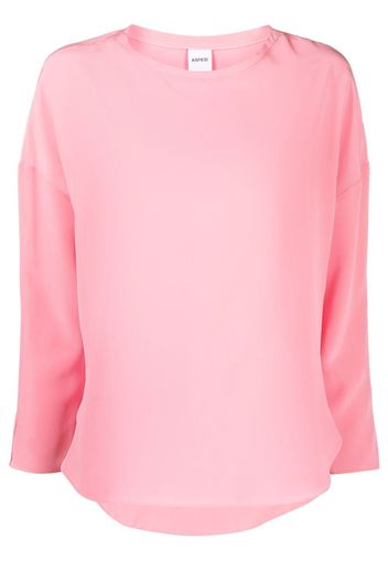 Aspesi Blusa con maniche dolman - Rosa