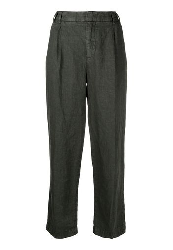 Aspesi Pantaloni crop ampi - Verde