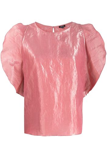 Aspesi Blusa con ruches - Rosa