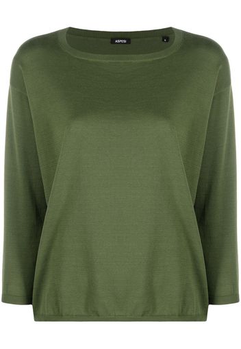 Aspesi round neck jumper - Verde