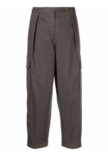 Aspesi cropped cargo trousers - Grigio